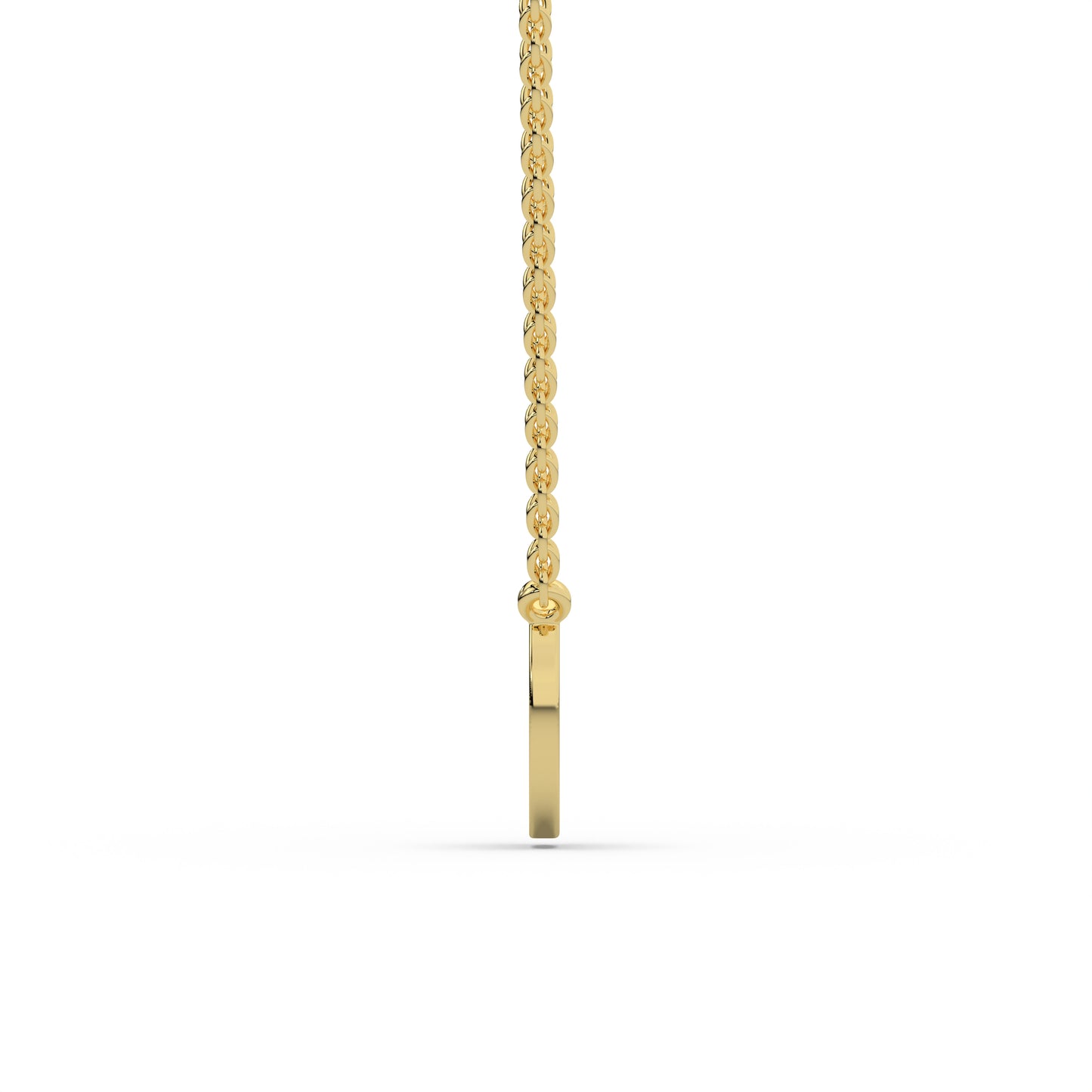 Sterling Silver Moissanite Oval Pave Dainty Choker Necklace