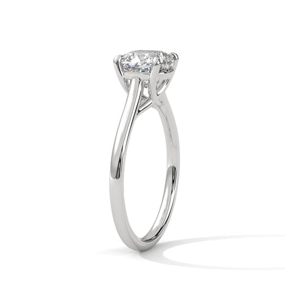 Rosy fine Cushion Diamond Wedding Ring – Timeless Elegance for Your Love 18kt and 14kt,10kt solid gold
